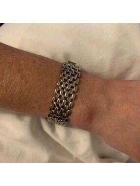 Silver Plated Mesh Bracelet